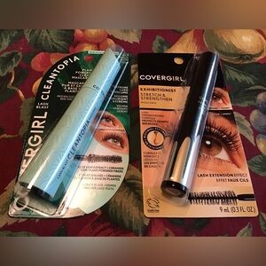 COVERGIRL LOT OF 2 MASCARAS NIP BLACK FRESH SEALED